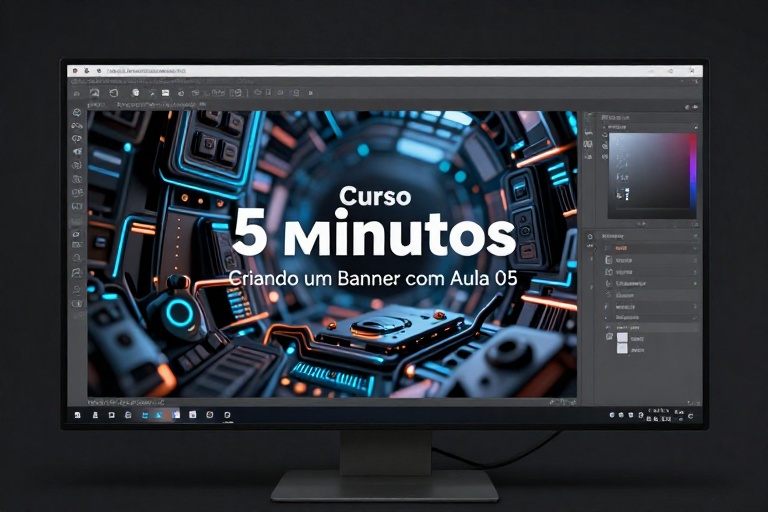 Curso 5 minutos – Criando um Banner com Photoshop – Aula 05