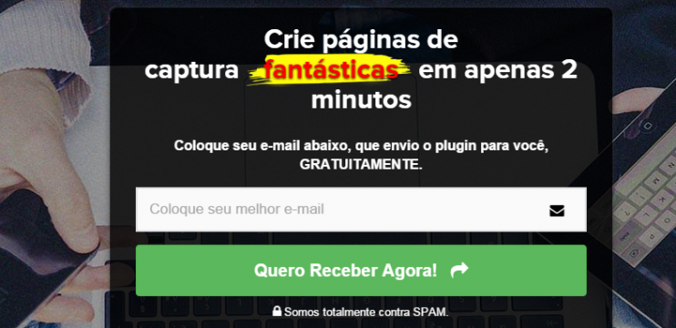 Gerador de Página de Captura Grátis