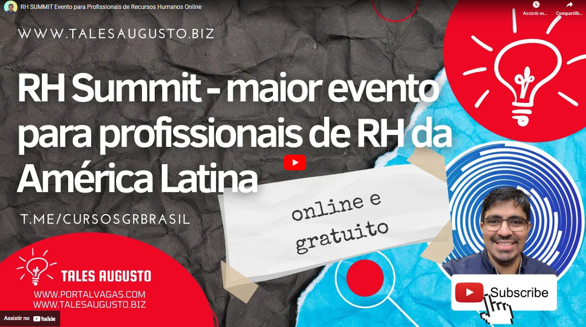 RH SUMMIT Evento para Profissionais de Recursos Humanos Online Tales