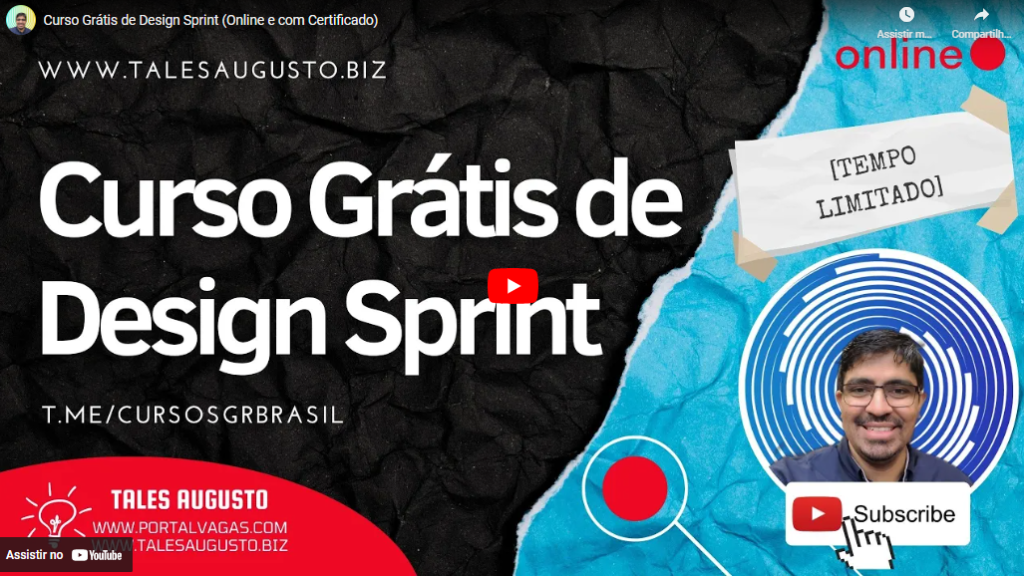 Curso Grátis de Design Sprint com Certificado