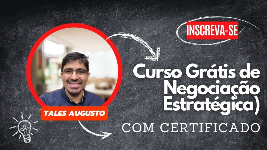 Curso Grátis de Negociação Estratégica [TEMPO LIMITADO]
