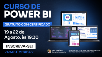 Curso Gratuito de Power BI com Certificado e Material Didático