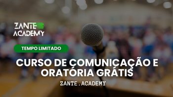 Curso Gratuito de Oratória durante o mês de maio, com inscrições até 25/05