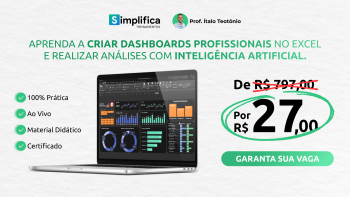 Treinamento: Dashboards no Excel & Análises com Inteligência Artificial
