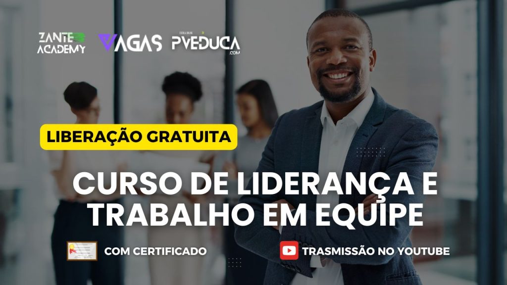Curso de Liderança e Trabalho em Equipe com Certificado Gratuito