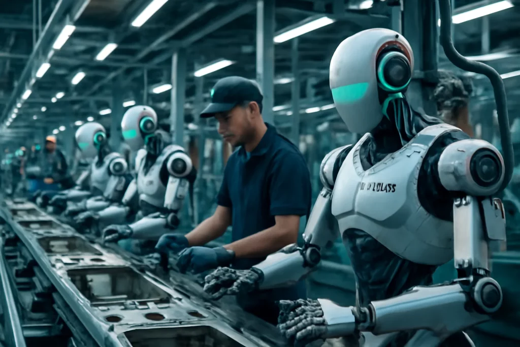 robótica industrial, robôs humanoides, automação, Ubtech Robotics, manufatura, indústria 4.0, Walker S2