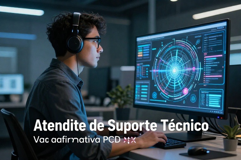 Atendente de Suporte Técnico – Vaga afirmativa PCD | Timbó