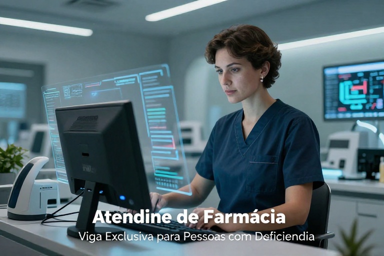 Atendente de Farmácia – Rio Branco (Vaga Exclusiva para Pessoas com Deficiência)