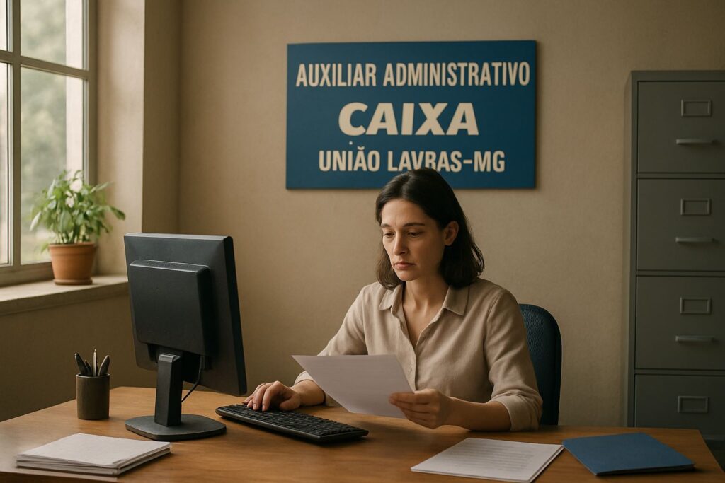Auxiliar Administrativo(a) | Caixa – UNIÃO LAVRAS MG