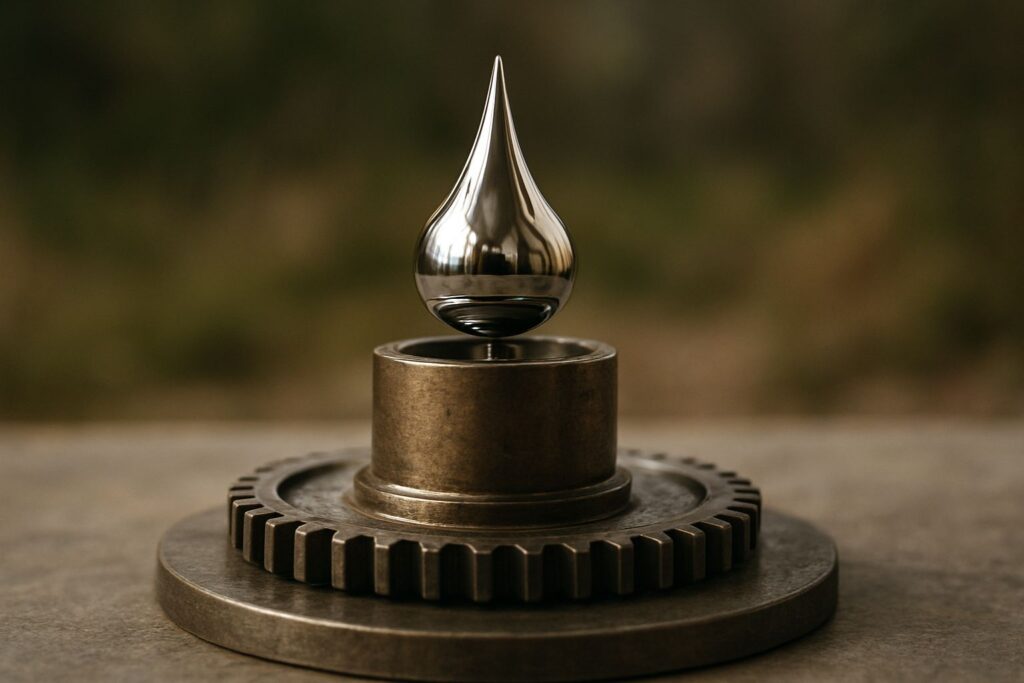 Revolução Mecânica Líquida: Gota de Metal Cria Motor sem Atrito e com Potencial Ilimitado